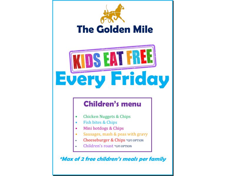 Kids Eat Free Every Friday